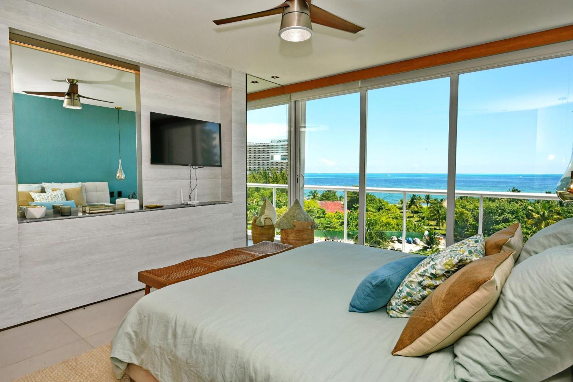 Beachfront Apartment Blue Vista Cancun Luaran gambar