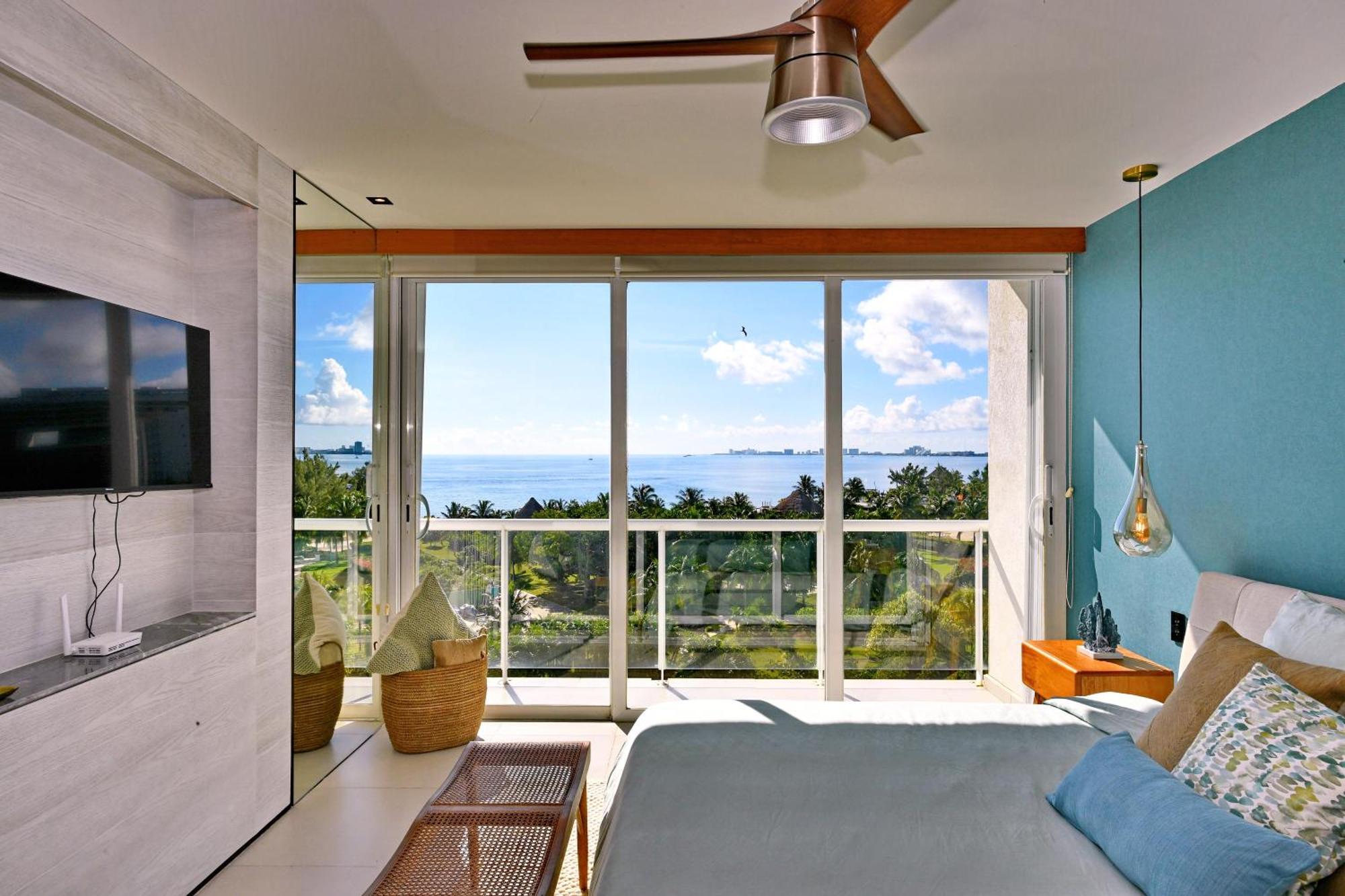Beachfront Apartment Blue Vista Cancun Luaran gambar