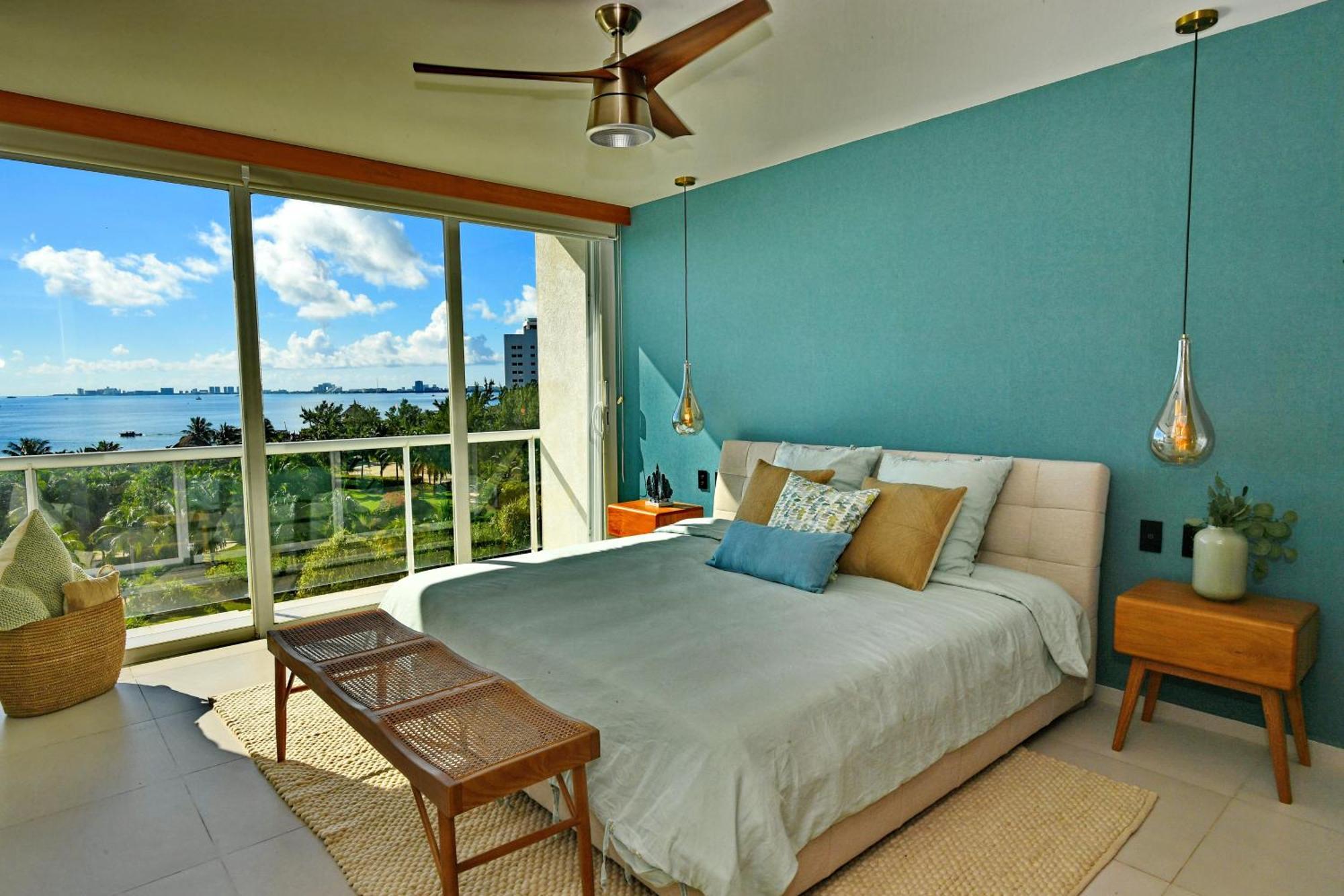 Beachfront Apartment Blue Vista Cancun Luaran gambar